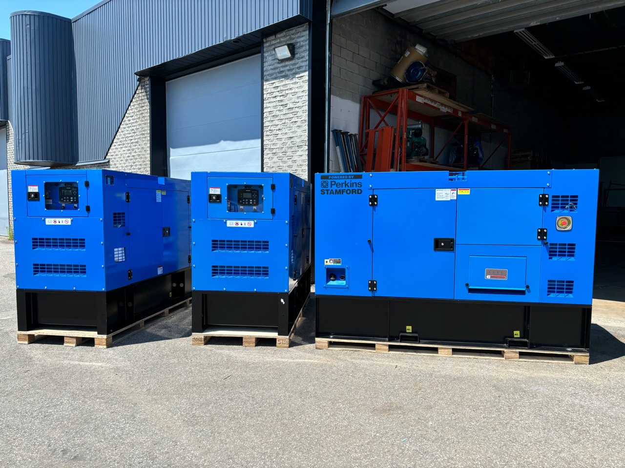 Photo fournie du modèle Perkins 40 kW