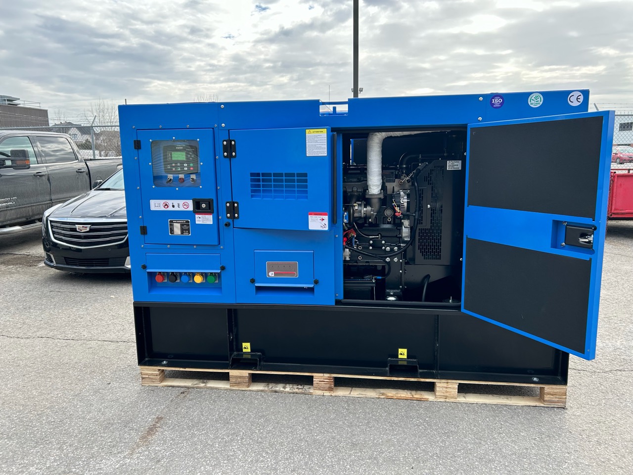 Photo fournie du modèle Perkins 60 kW